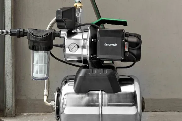 Hauswasserwerk mit Druckkessel und Filter